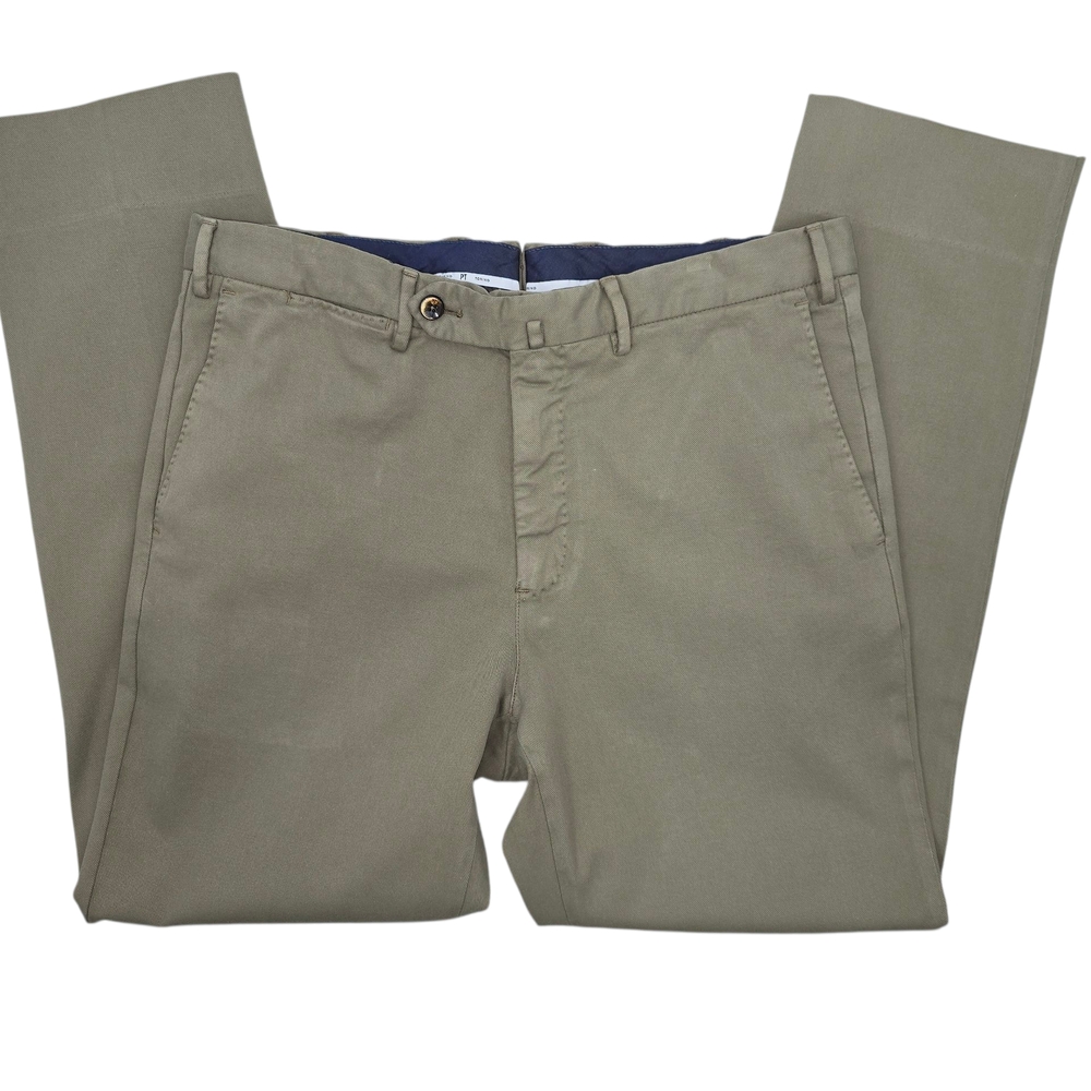 PT Torino ITALY Gentleman‎ Fit Stretch 6 Pocket Cotton/ Cashmere Size 50